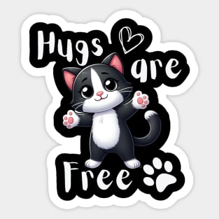 Hugs are free Sticker